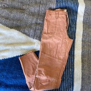 Hollister high waisted moto jeans